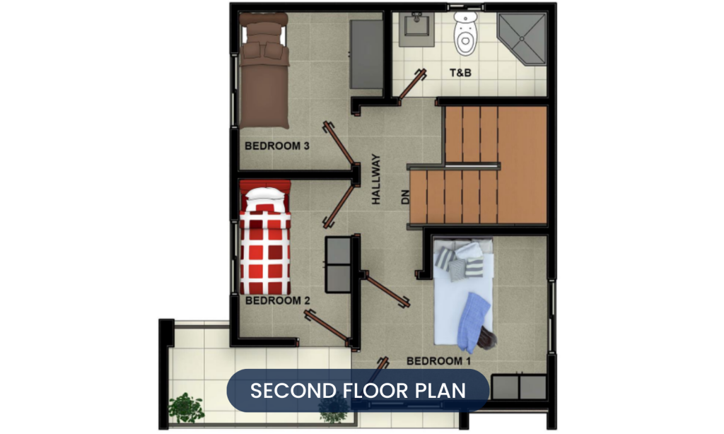 second floor plan